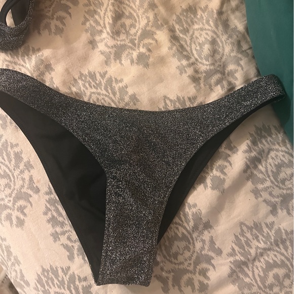 Victoria’s Secret PINK black bikini set with sparkles - Picture 8 of 9